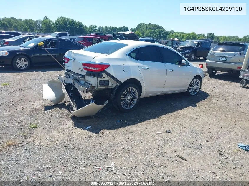 1G4PS5SK0E4209190 2014 Buick Verano Leather Group