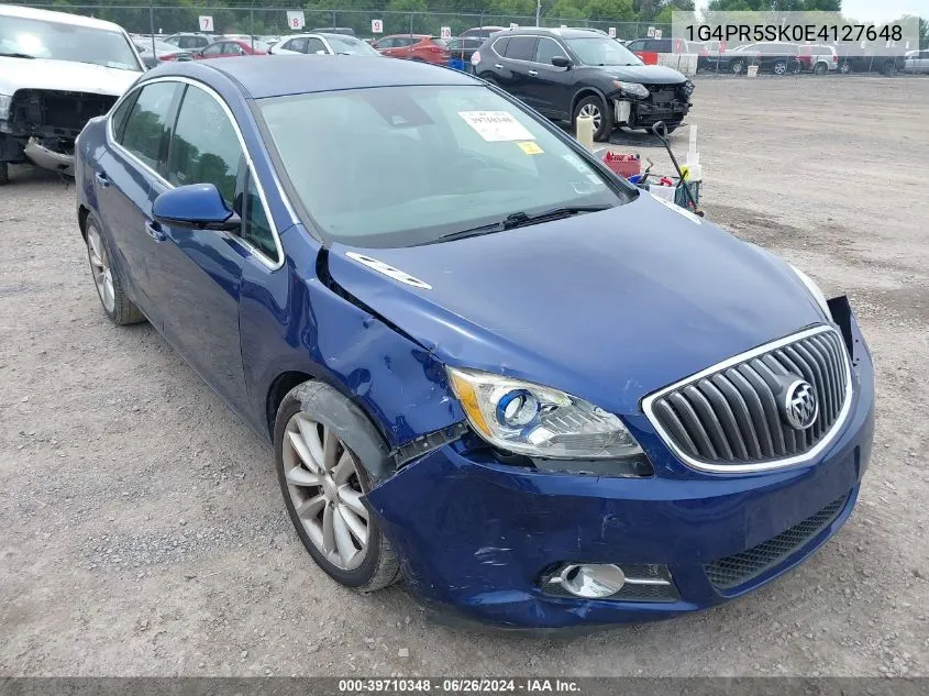 2014 Buick Verano Convenience Group VIN: 1G4PR5SK0E4127648 Lot: 39710348