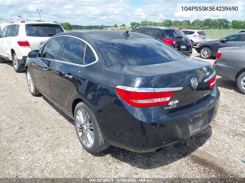 2014 Buick Verano Leather Group VIN: 1G4PS5SK5E4239690 Lot: 39750879