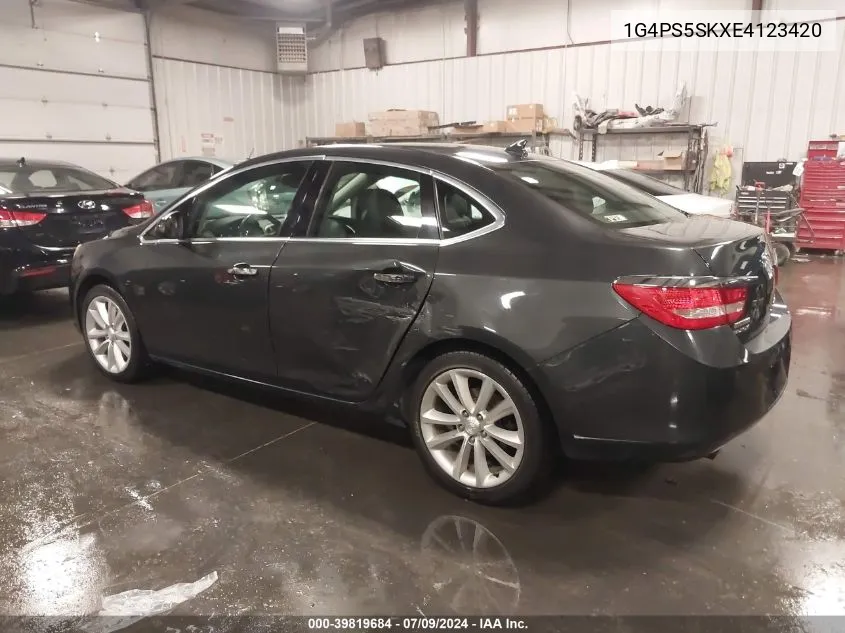 2014 Buick Verano Leather Group VIN: 1G4PS5SKXE4123420 Lot: 39819684