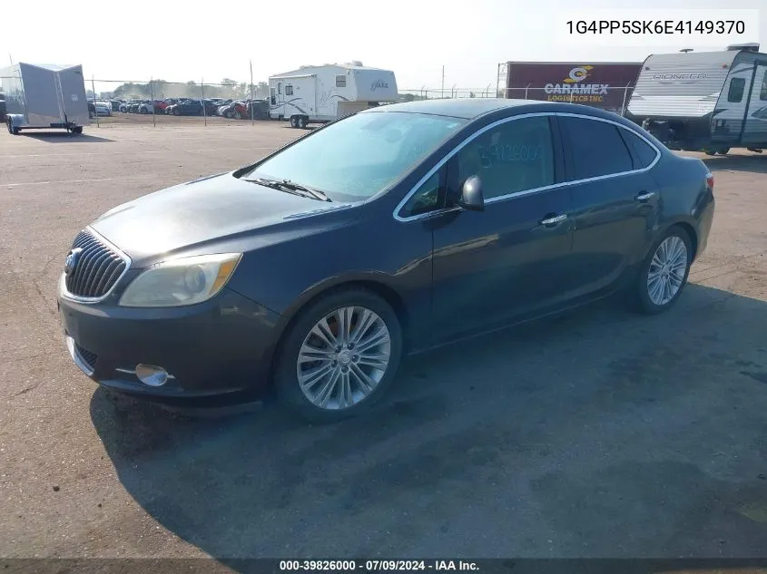 2014 Buick Verano VIN: 1G4PP5SK6E4149370 Lot: 39826000