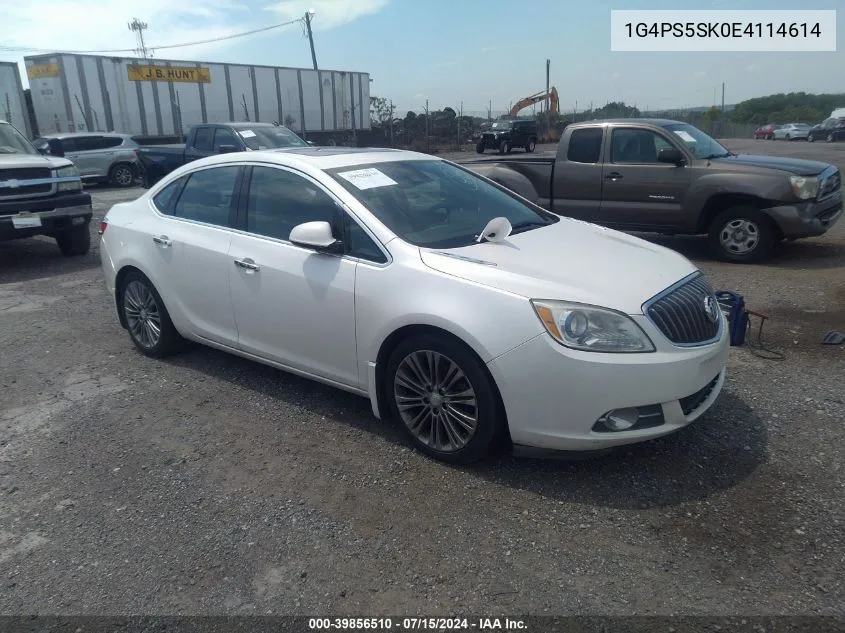 1G4PS5SK0E4114614 2014 Buick Verano Leather Group