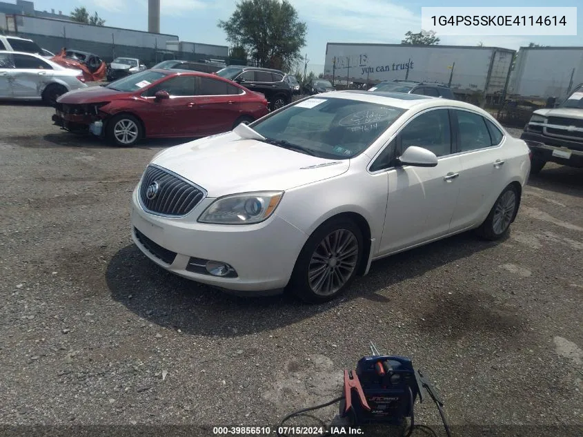 1G4PS5SK0E4114614 2014 Buick Verano Leather Group