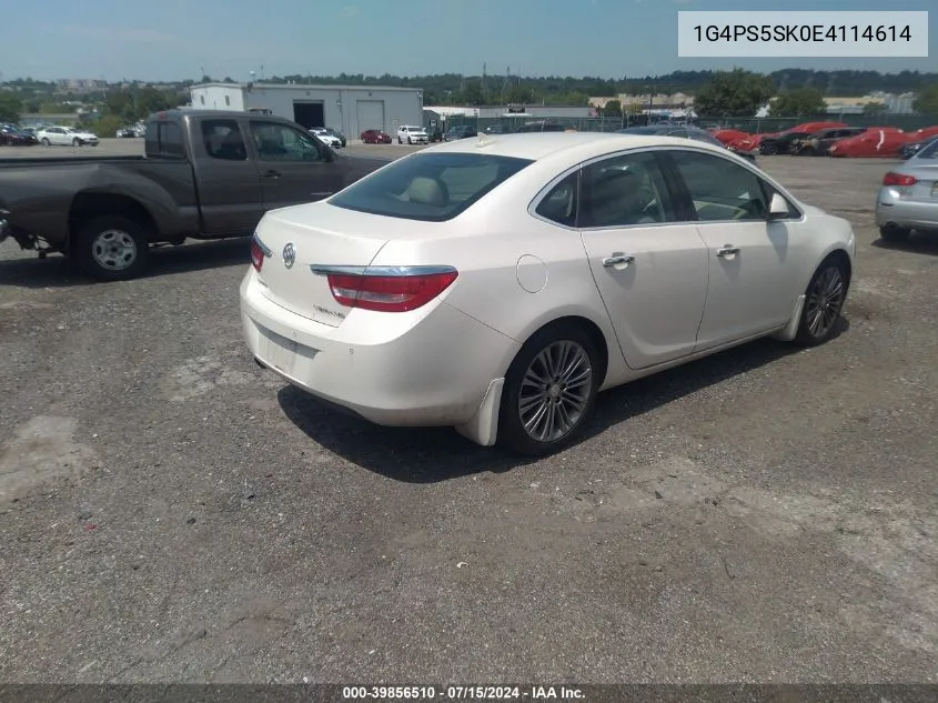 1G4PS5SK0E4114614 2014 Buick Verano Leather Group