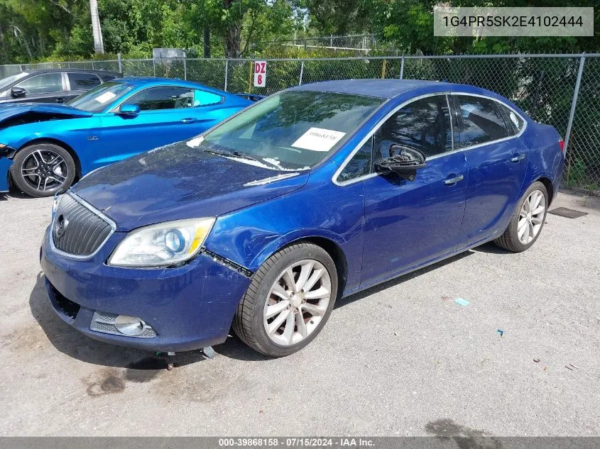 2014 Buick Verano Convenience Group VIN: 1G4PR5SK2E4102444 Lot: 39868158