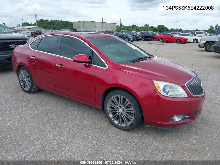 1G4PS5SK6E4222008 2014 Buick Verano Leather Group