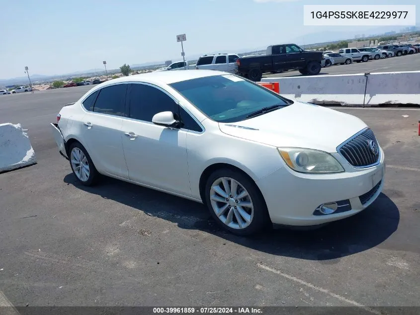 2014 Buick Verano Leather Group VIN: 1G4PS5SK8E4229977 Lot: 39961859