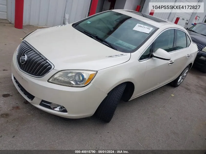 1G4PS5SKXE4172827 2014 Buick Verano Leather Group