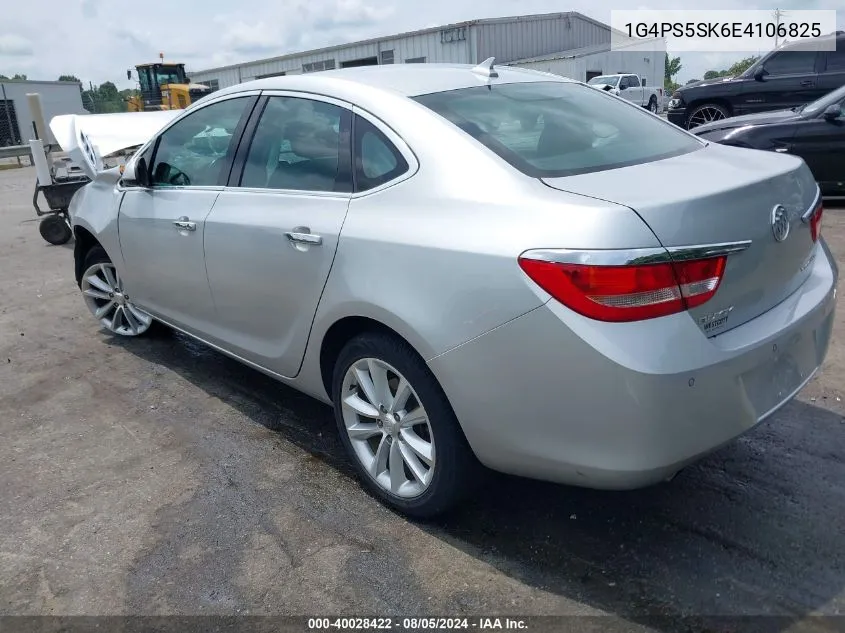 2014 Buick Verano Leather Group VIN: 1G4PS5SK6E4106825 Lot: 40028422