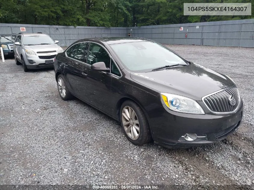 2014 Buick Verano Leather Group VIN: 1G4PS5SKXE4164307 Lot: 40059281