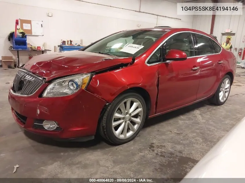 1G4PS5SK8E4194146 2014 Buick Verano Leather Group