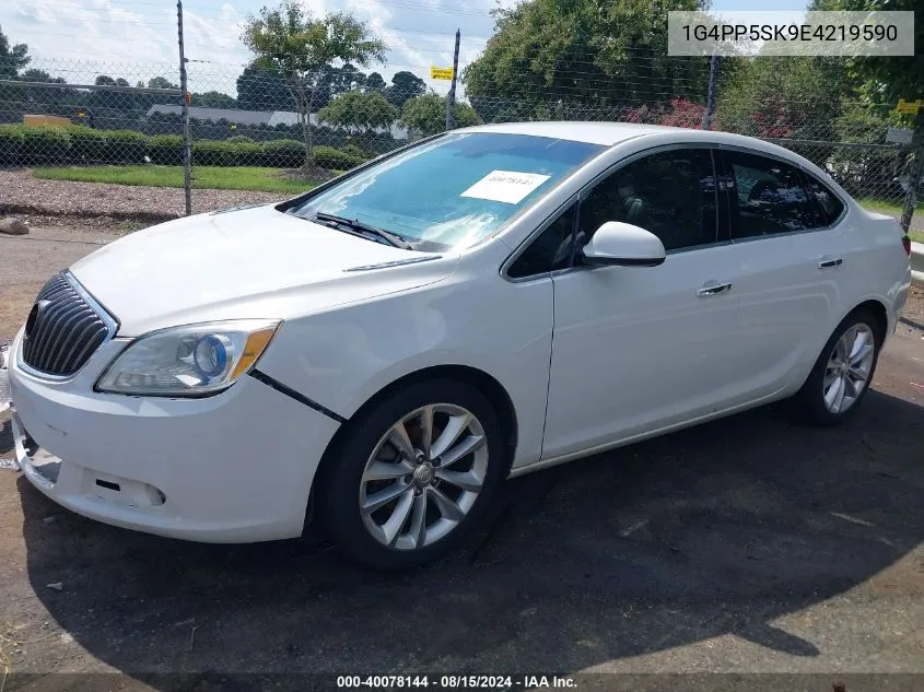 2014 Buick Verano VIN: 1G4PP5SK9E4219590 Lot: 40078144