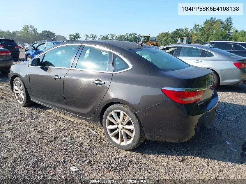 2014 Buick Verano VIN: 1G4PP5SK6E4108138 Lot: 40097873