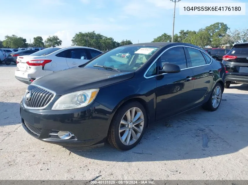 2014 Buick Verano Leather Group VIN: 1G4PS5SK6E4176180 Lot: 40131825