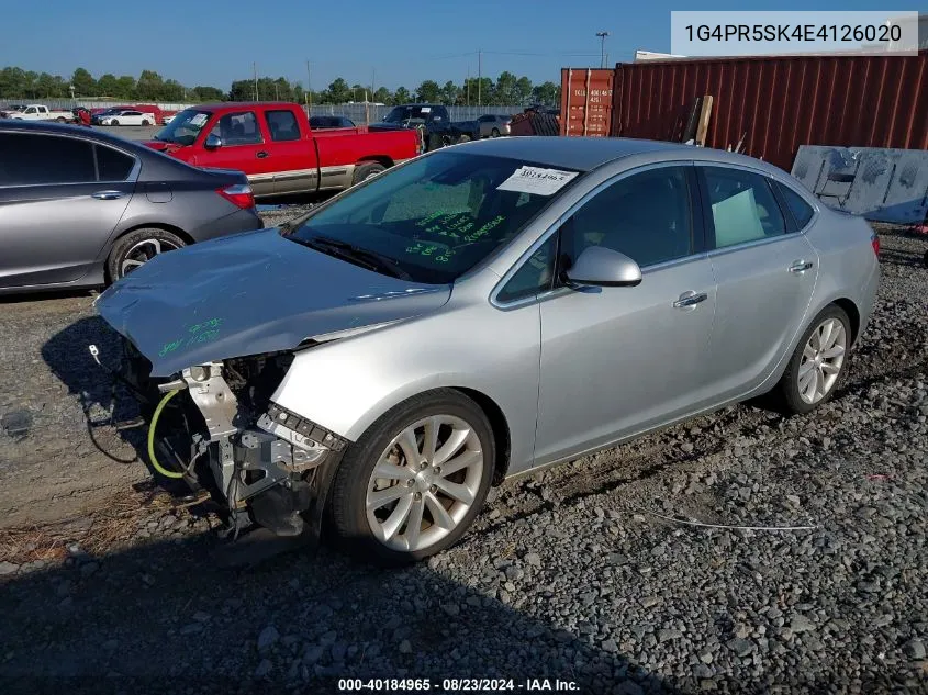 2014 Buick Verano Convenience Group VIN: 1G4PR5SK4E4126020 Lot: 40184965