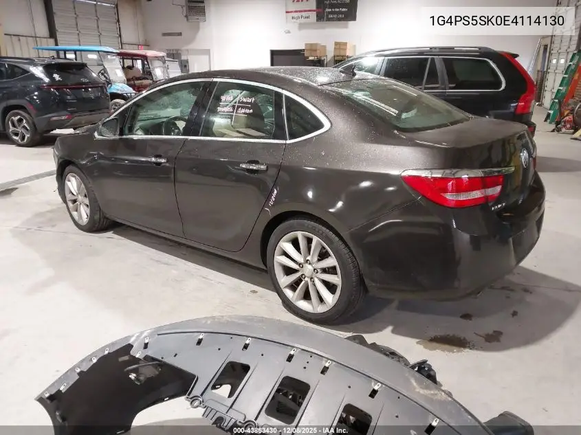1G4PS5SK0E4114130 2014 Buick Verano Leather Group