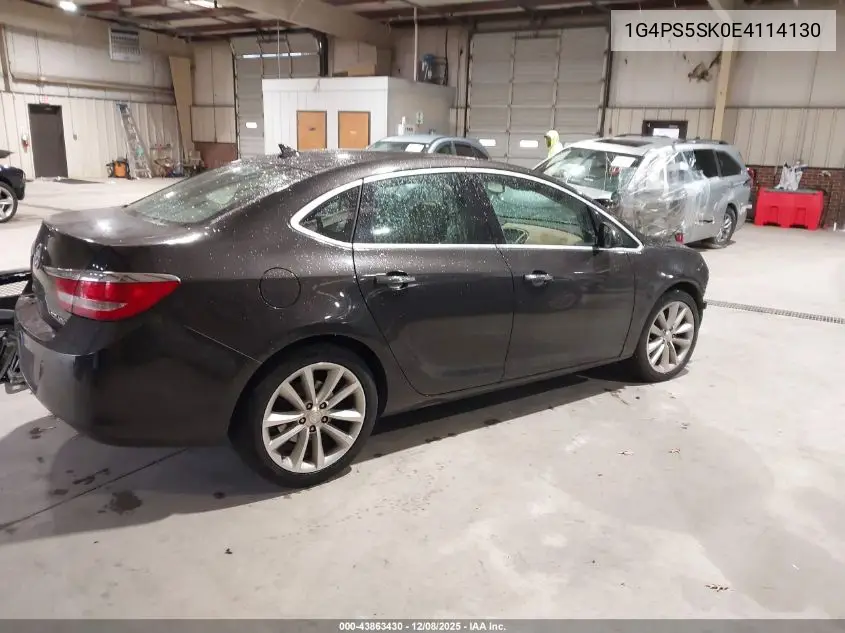 1G4PS5SK0E4114130 2014 Buick Verano Leather Group
