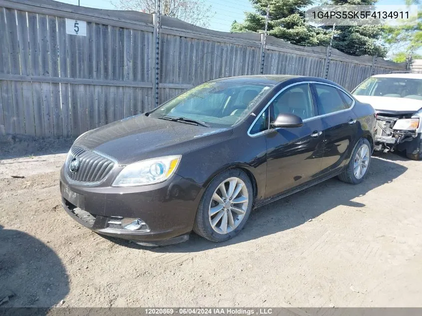 2015 Buick Verano VIN: 1G4PS5SK5F4134911 Lot: 12020869