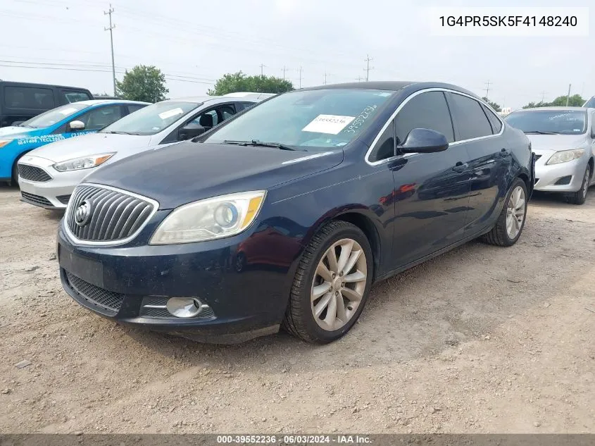 2015 Buick Verano Convenience Group VIN: 1G4PR5SK5F4148240 Lot: 39552236