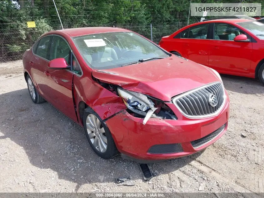 2015 Buick Verano VIN: 1G4PP5SK5F4211827 Lot: 39563060