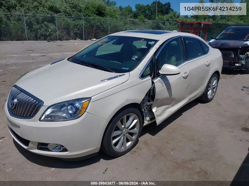 2015 Buick Verano Convenience Group VIN: 1G4PR5SK6F4214259 Lot: 39583877