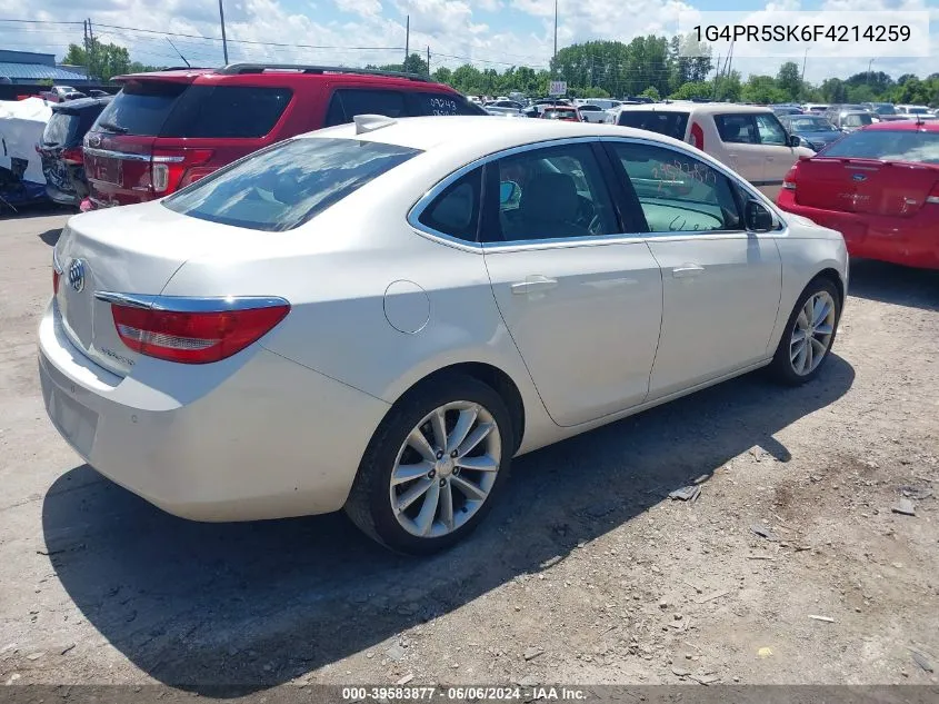 1G4PR5SK6F4214259 2015 Buick Verano Convenience Group