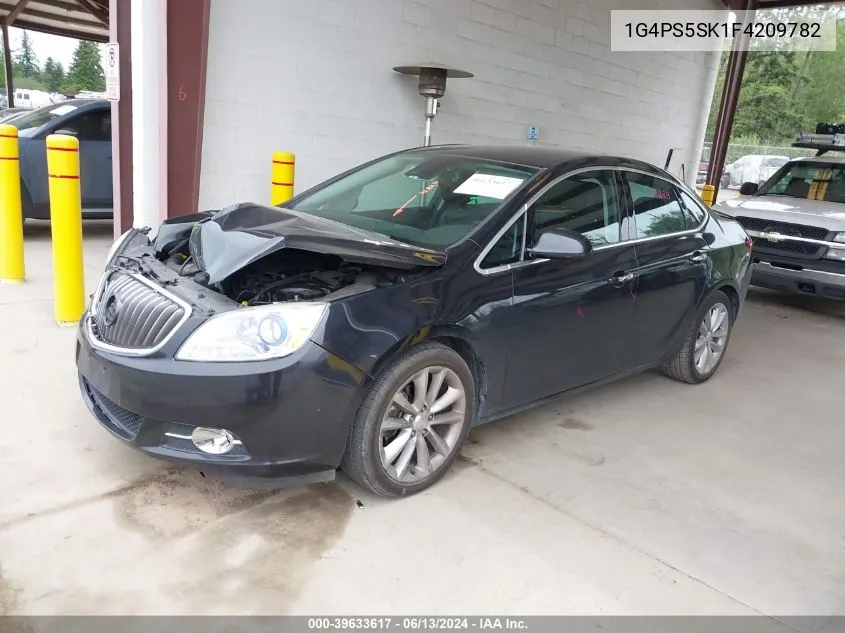 2015 Buick Verano Leather Group VIN: 1G4PS5SK1F4209782 Lot: 39633617