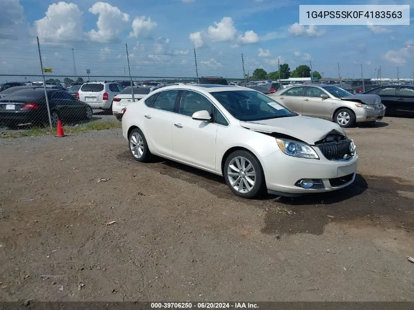 2015 Buick Verano Leather Group VIN: 1G4PS5SK0F4183563 Lot: 39706250