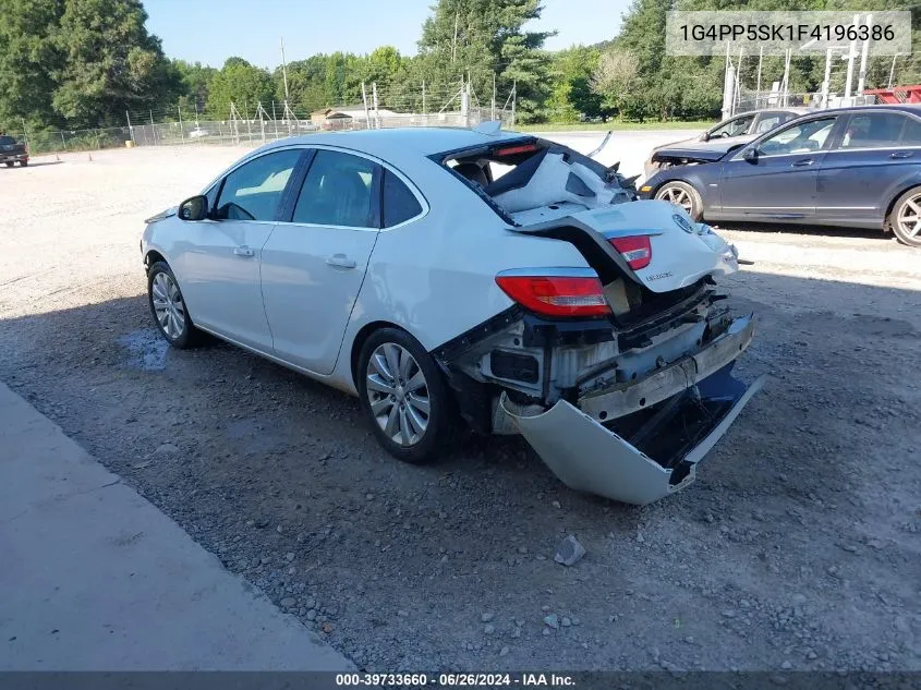 2015 Buick Verano VIN: 1G4PP5SK1F4196386 Lot: 39733660