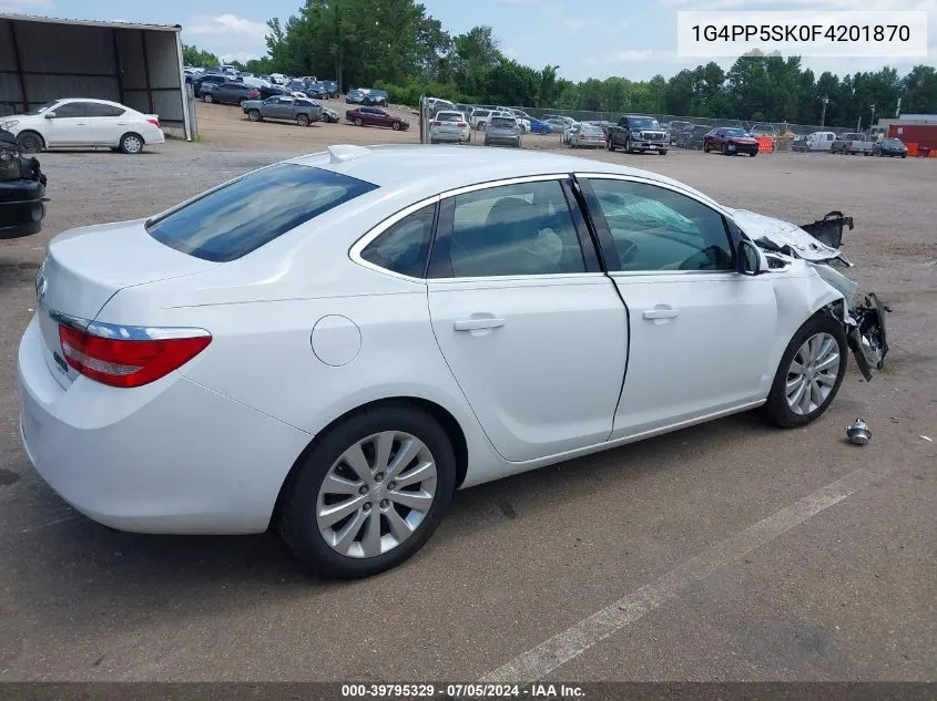 2015 Buick Verano VIN: 1G4PP5SK0F4201870 Lot: 39795329