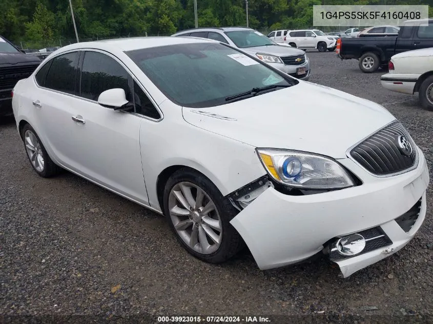 2015 Buick Verano Leather Group VIN: 1G4PS5SK5F4160408 Lot: 39923015