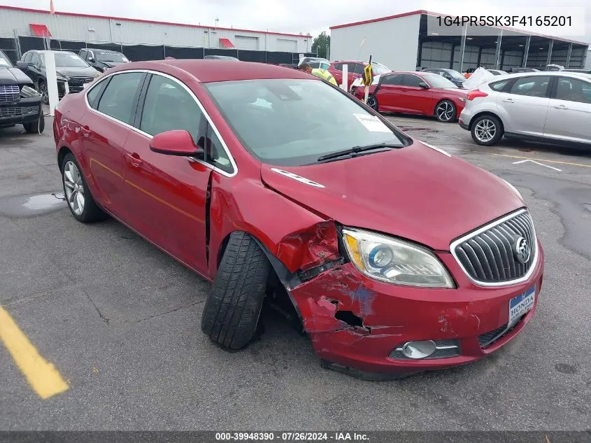 2015 Buick Verano Convenience Group VIN: 1G4PR5SK3F4165201 Lot: 39948390