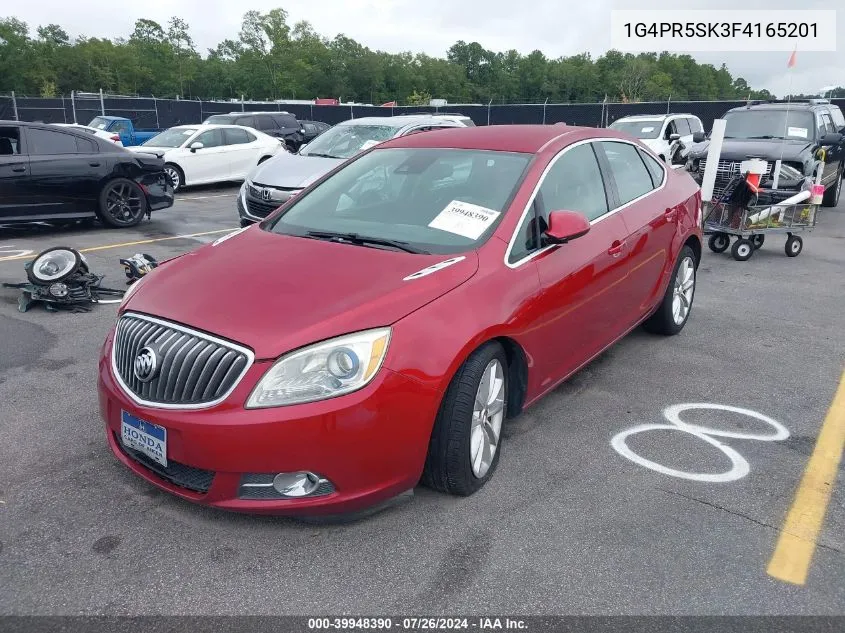 2015 Buick Verano Convenience Group VIN: 1G4PR5SK3F4165201 Lot: 39948390