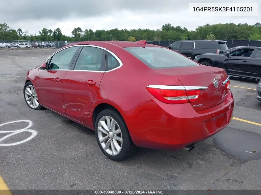 2015 Buick Verano Convenience Group VIN: 1G4PR5SK3F4165201 Lot: 39948390