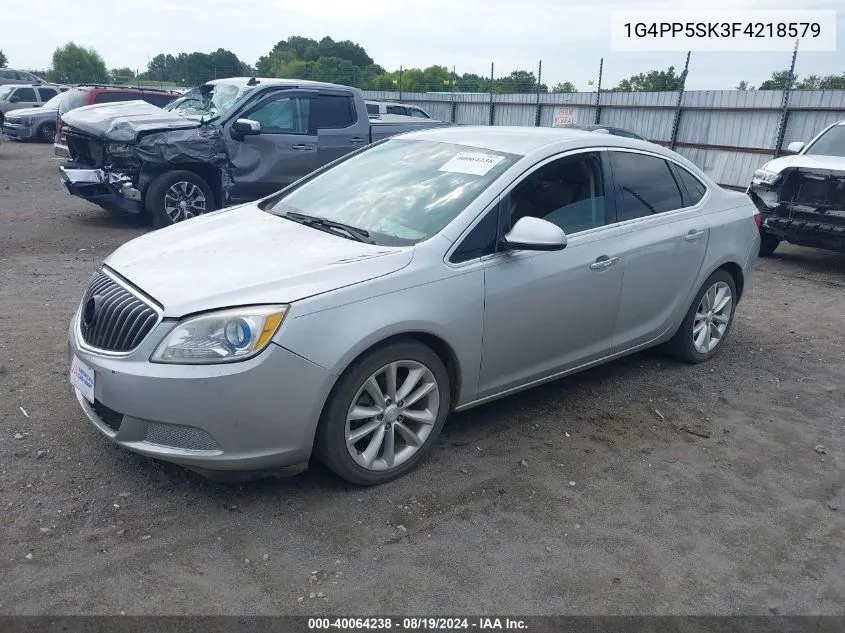 2015 Buick Verano VIN: 1G4PP5SK3F4218579 Lot: 40064238