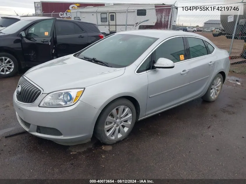 2015 Buick Verano VIN: 1G4PP5SK1F4219746 Lot: 40073654