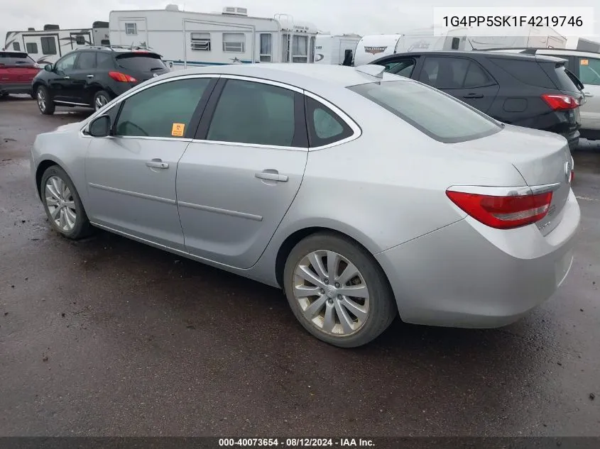 2015 Buick Verano VIN: 1G4PP5SK1F4219746 Lot: 40073654