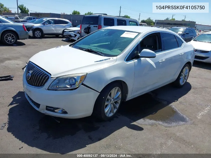 2015 Buick Verano Convenience Group VIN: 1G4PR5SK0F4105750 Lot: 40092137