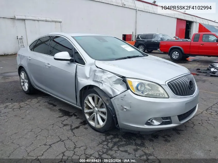 2015 Buick Verano Convenience Group VIN: 1G4PR5SK2F4102994 Lot: 40169421