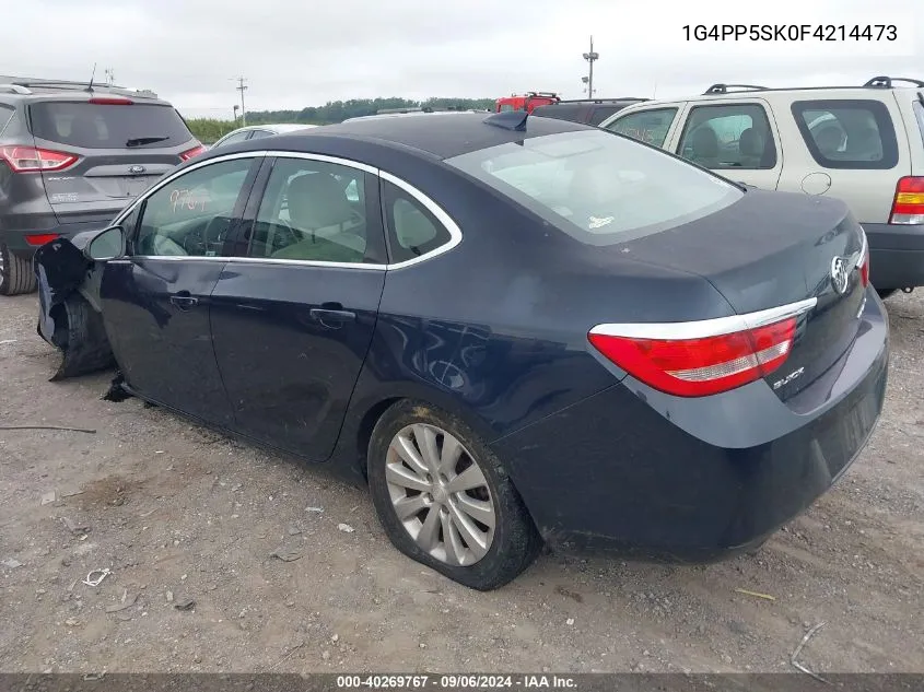 2015 Buick Verano VIN: 1G4PP5SK0F4214473 Lot: 40269767