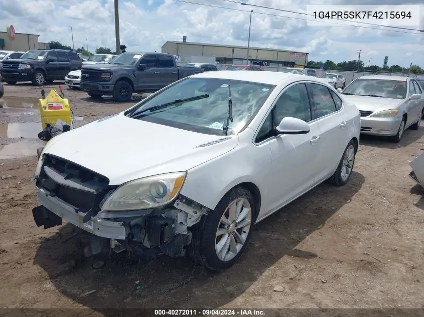 2015 Buick Verano Convenience Group VIN: 1G4PR5SK7F4215694 Lot: 40272011