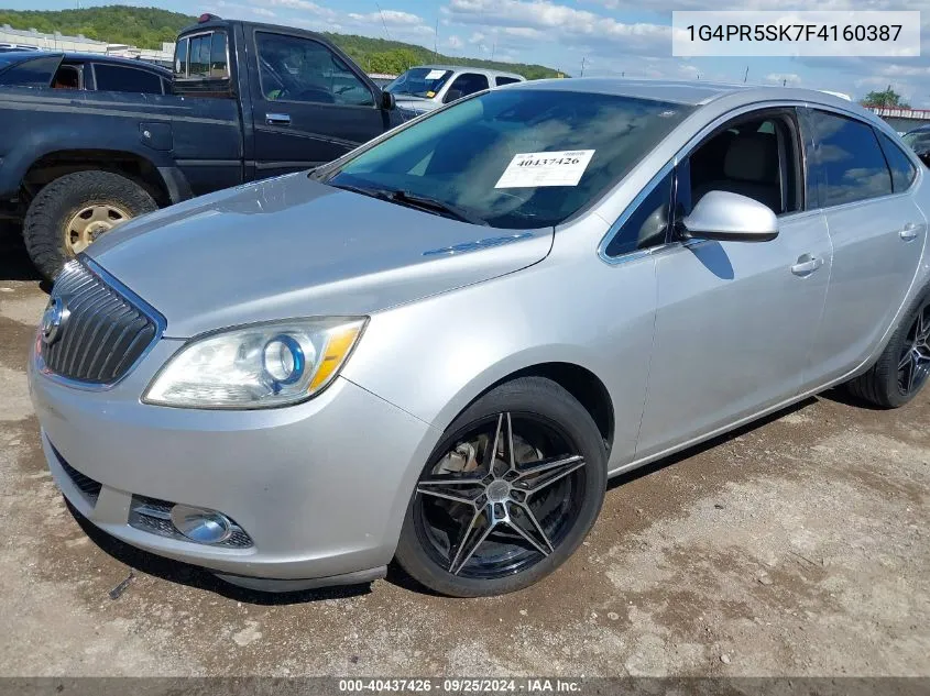 2015 Buick Verano Convenience Group VIN: 1G4PR5SK7F4160387 Lot: 40437426