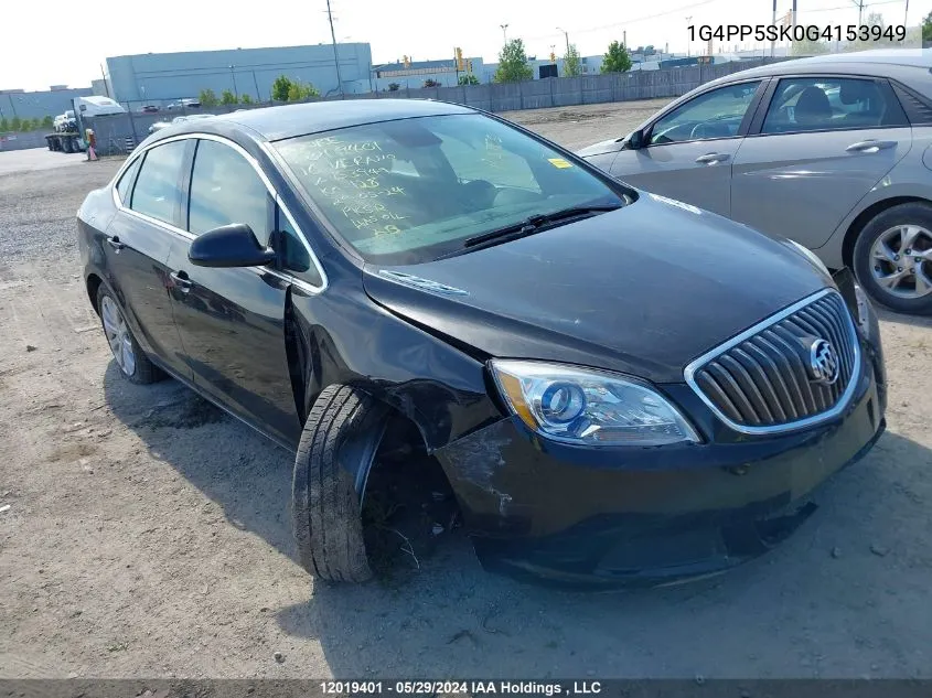 2016 Buick Verano VIN: 1G4PP5SK0G4153949 Lot: 12019401