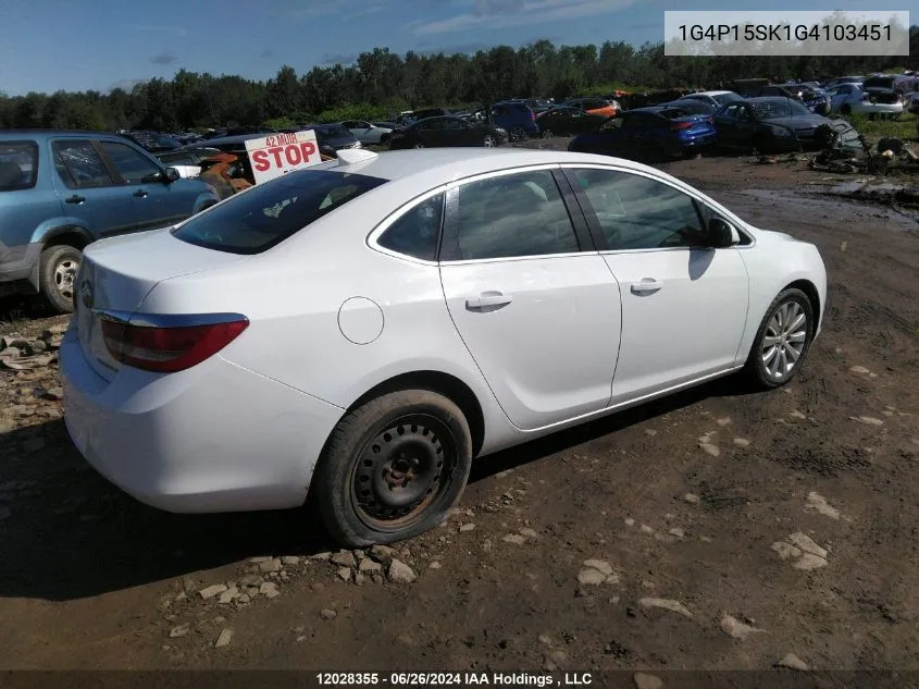 1G4P15SK1G4103451 2016 Buick Verano