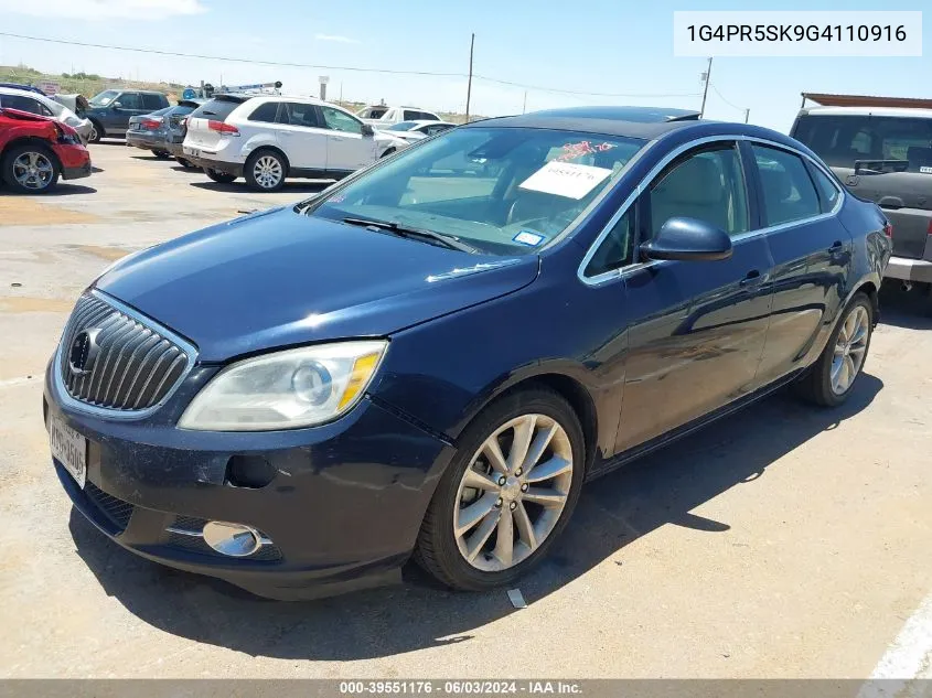 2016 Buick Verano Convenience Group VIN: 1G4PR5SK9G4110916 Lot: 39551176