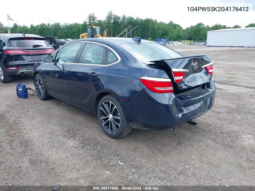 1G4PW5SK2G4176412 2016 Buick Verano Sport Touring Group