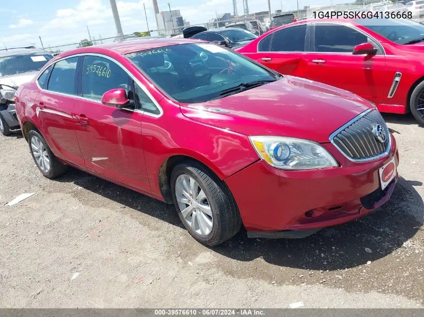 2016 Buick Verano VIN: 1G4PP5SK6G4136668 Lot: 39576610