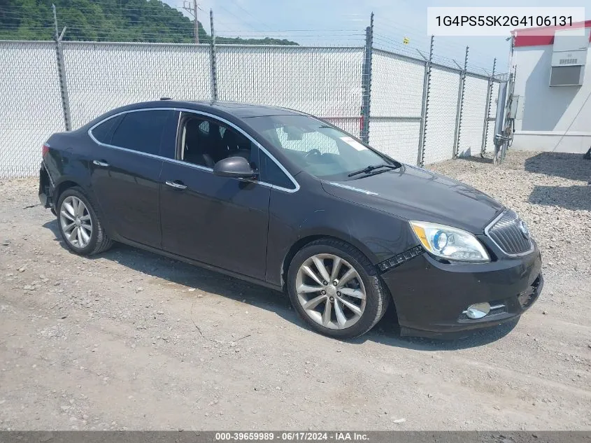 1G4PS5SK2G4106131 2016 Buick Verano Leather Group