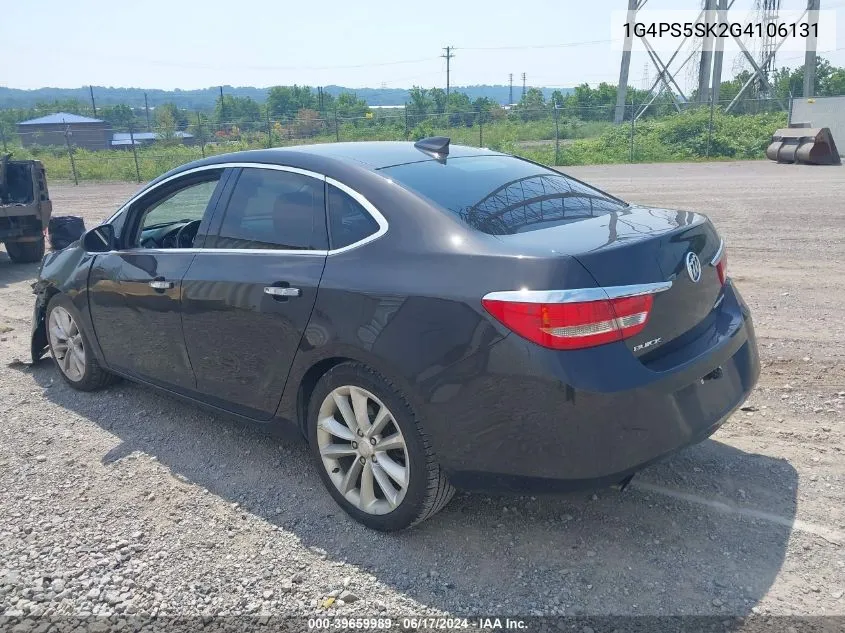 1G4PS5SK2G4106131 2016 Buick Verano Leather Group