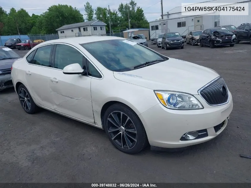 1G4PW5SK4G4175424 2016 Buick Verano Sport Touring Group